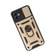 Samsung Galaxy A04E Kılıf Pars Lens Yüzüklü Silikon - Gold
