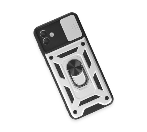 Samsung Galaxy A04E Kılıf Pars Lens Yüzüklü Silikon - Gümüş Samsung Galaxy A04E Kılıf Pars Lens Yüzüklü Silikon - Gümüş