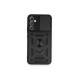 Samsung Galaxy A54 5G Kılıf Pars Lens Yüzüklü Silikon - Siyah