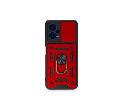 Xiaomi Redmi Note 12 4G Kılıf Pars Lens Yüzüklü Silikon - Kırmızı Xiaomi Redmi Note 12 4G Kılıf Pars Lens Yüzüklü Silikon - Kırmızı