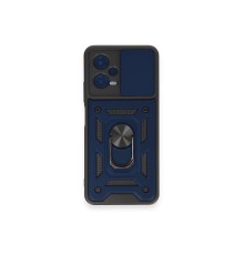 Xiaomi Redmi Note 12 4G Kılıf Pars Lens Yüzüklü Silikon - Lacivert