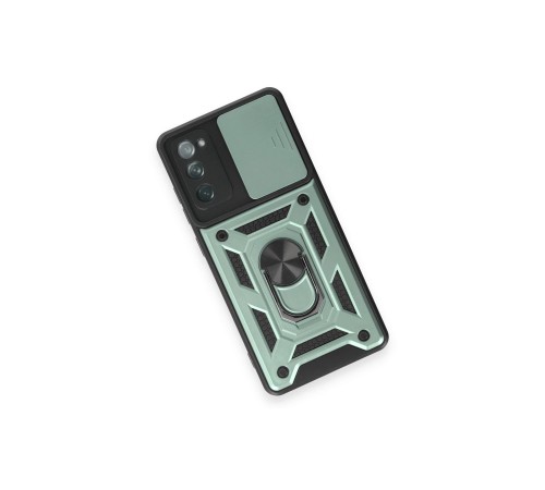 Samsung Galaxy S20 FE Kılıf Pars Lens Yüzüklü Silikon - Yeşil Samsung Galaxy S20 FE Kılıf Pars Lens Yüzüklü Silikon - Yeşil
