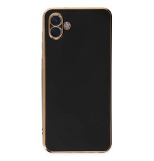 Samsung Galaxy A04E Kılıf Volet Silikon - Siyah