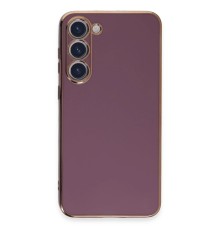 Samsung Galaxy S23 Kılıf Volet Silikon - Mor