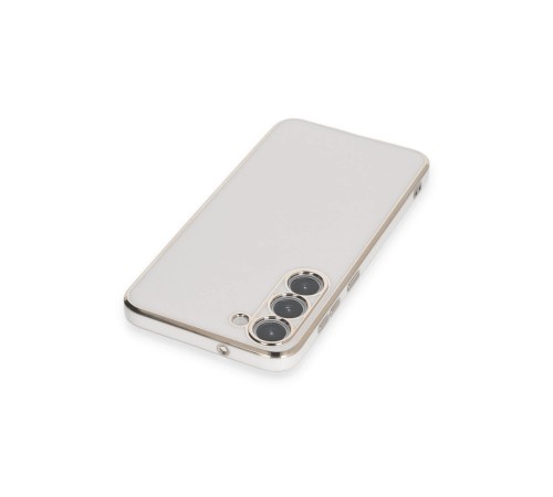 Samsung Galaxy S23 Plus Kılıf Volet Silikon - Beyaz