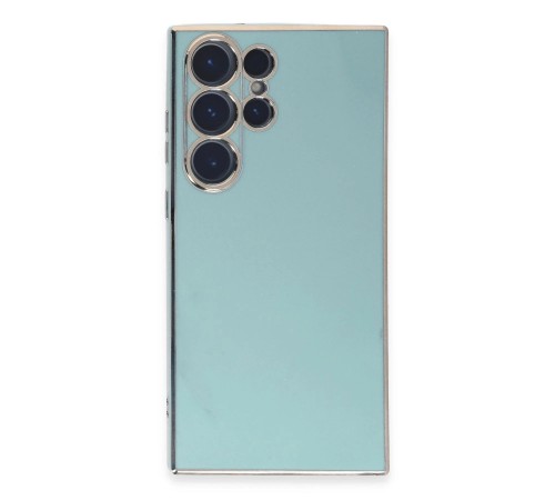 Samsung Galaxy S23 Ultra Kılıf Volet Silikon - Açık Yeşil
