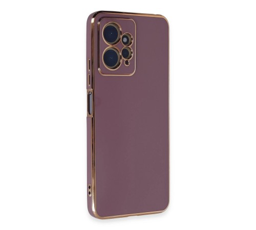 Xiaomi Redmi Note 12 4G Kılıf Volet Silikon - Mor