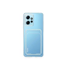 Xiaomi Redmi Note 12 4G Kılıf Kart Şeffaf Silikon - Şeffaf