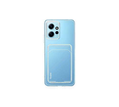 Xiaomi Redmi Note 12 4G Kılıf Kart Şeffaf Silikon - Şeffaf Xiaomi Redmi Note 12 4G Kılıf Kart Şeffaf Silikon - Şeffaf