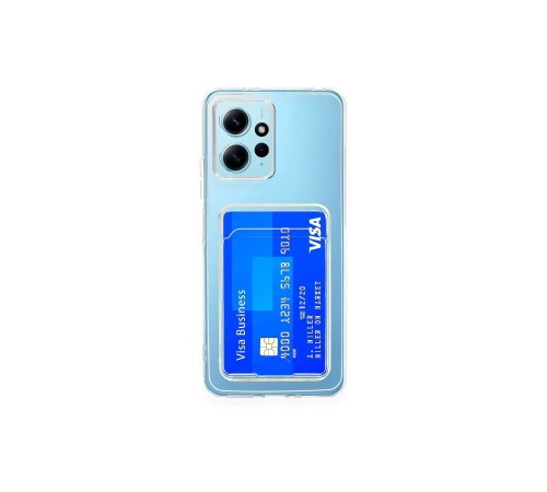 Xiaomi Redmi Note 12 4G Kılıf Kart Şeffaf Silikon - Şeffaf Xiaomi Redmi Note 12 4G Kılıf Kart Şeffaf Silikon - Şeffaf