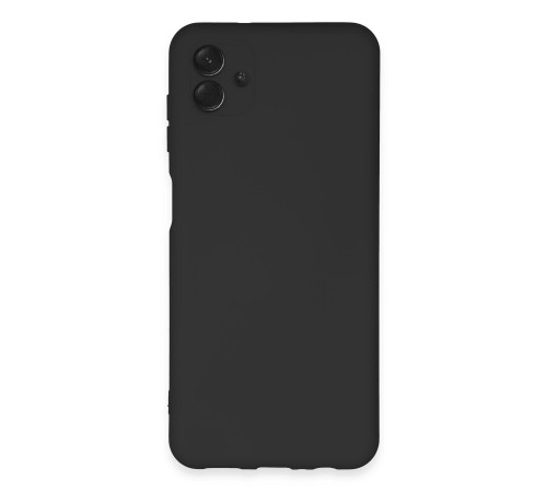 Samsung Galaxy A04E Kılıf Nano içi Kadife Silikon - Siyah Samsung Galaxy A04E Kılıf Nano içi Kadife Silikon - Siyah