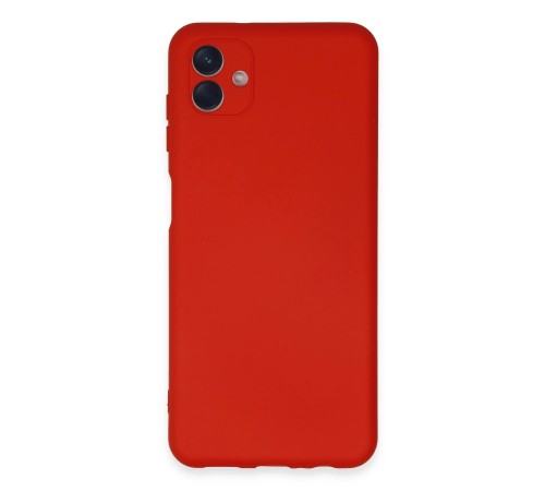 Samsung Galaxy A04E Kılıf Nano içi Kadife Silikon - Kırmızı Samsung Galaxy A04E Kılıf Nano içi Kadife Silikon - Kırmızı