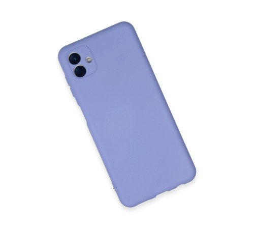 Samsung Galaxy A04E Kılıf Nano içi Kadife Silikon - Lila Samsung Galaxy A04E Kılıf Nano içi Kadife Silikon - Lila