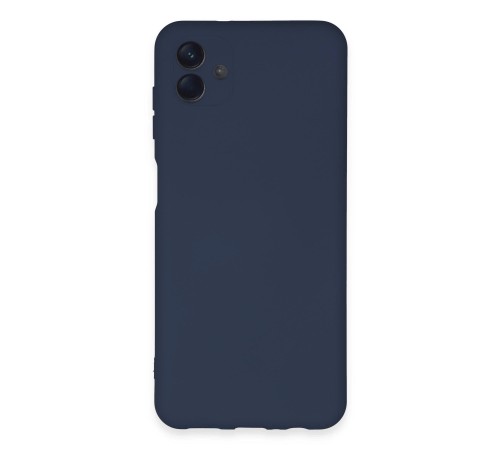 Samsung Galaxy A04E Kılıf Nano içi Kadife Silikon - Lacivert Samsung Galaxy A04E Kılıf Nano içi Kadife Silikon - Lacivert