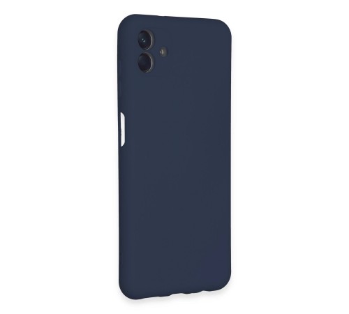 Samsung Galaxy A04E Kılıf Nano içi Kadife Silikon - Lacivert Samsung Galaxy A04E Kılıf Nano içi Kadife Silikon - Lacivert
