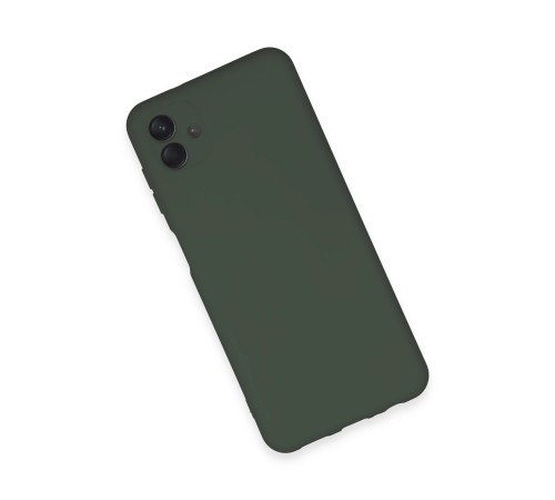 Samsung Galaxy A04E Kılıf Nano içi Kadife Silikon - Koyu Yeşil Samsung Galaxy A04E Kılıf Nano içi Kadife Silikon - Koyu Yeşil