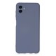 Samsung Galaxy A04E Kılıf Nano içi Kadife Silikon - Gri