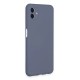Samsung Galaxy A04E Kılıf Nano içi Kadife Silikon - Gri