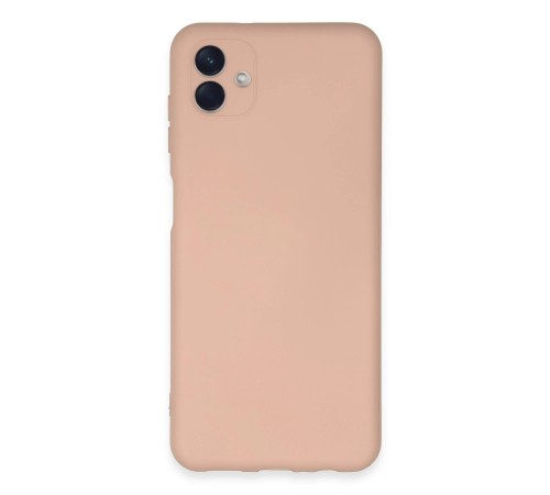 Samsung Galaxy A04E Kılıf Nano içi Kadife Silikon - Pudra Samsung Galaxy A04E Kılıf Nano içi Kadife Silikon - Pudra