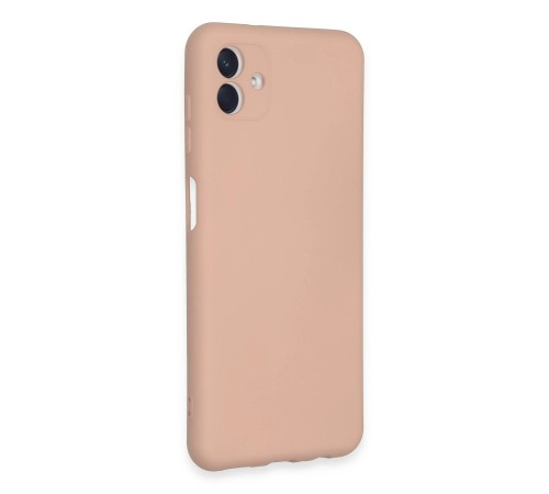 Samsung Galaxy A04E Kılıf Nano içi Kadife Silikon - Pudra Samsung Galaxy A04E Kılıf Nano içi Kadife Silikon - Pudra