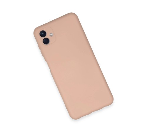 Samsung Galaxy A04E Kılıf Nano içi Kadife Silikon - Pudra Samsung Galaxy A04E Kılıf Nano içi Kadife Silikon - Pudra
