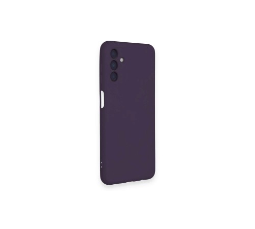Samsung Galaxy A14 4G Kılıf Nano içi Kadife Silikon - Mor Samsung Galaxy A14 4G Kılıf Nano içi Kadife Silikon - Mor