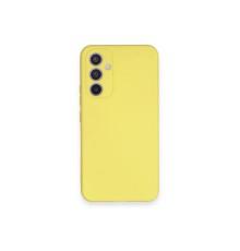 Samsung Galaxy A34 5G Kılıf Nano içi Kadife Silikon - Sarı