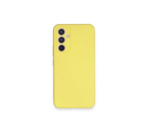 Samsung Galaxy A34 5G Kılıf Nano içi Kadife Silikon - Sarı Samsung Galaxy A34 5G Kılıf Nano içi Kadife Silikon - Sarı