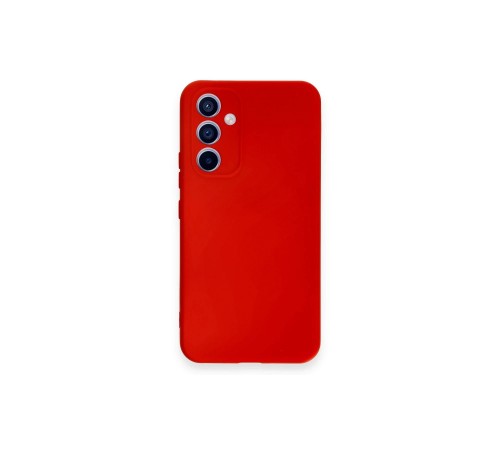Samsung Galaxy A34 5G Kılıf Nano içi Kadife Silikon - Kırmızı Samsung Galaxy A34 5G Kılıf Nano içi Kadife Silikon - Kırmızı