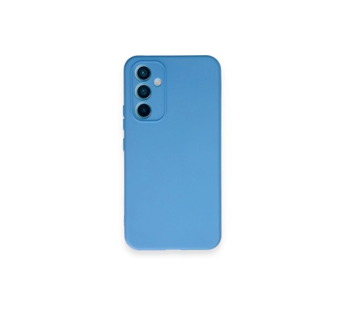Samsung Galaxy A34 5G Kılıf Nano içi Kadife Silikon - Mavi Samsung Galaxy A34 5G Kılıf Nano içi Kadife Silikon - Mavi