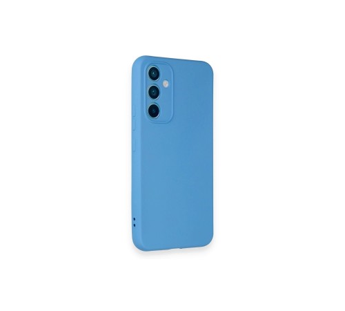 Samsung Galaxy A34 5G Kılıf Nano içi Kadife Silikon - Mavi Samsung Galaxy A34 5G Kılıf Nano içi Kadife Silikon - Mavi