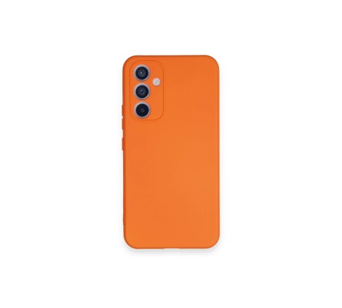 Samsung Galaxy A34 5G Kılıf Nano içi Kadife Silikon - Turuncu Samsung Galaxy A34 5G Kılıf Nano içi Kadife Silikon - Turuncu