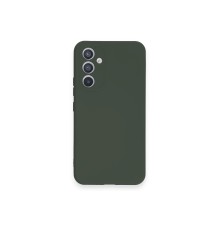 Samsung Galaxy A34 5G Kılıf Nano içi Kadife Silikon - Koyu Yeşil