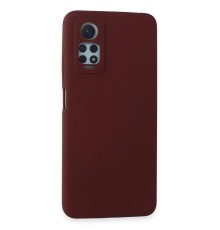Xiaomi Redmi Note 12 Pro 4G Kılıf Nano içi Kadife Silikon - Bordo