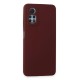 Xiaomi Redmi Note 12 Pro 4G Kılıf Nano içi Kadife Silikon - Bordo
