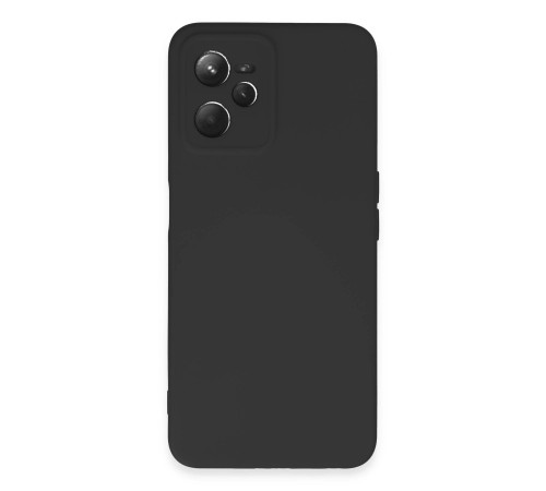 Realme C35 Kılıf Nano içi Kadife Silikon - Siyah Realme C35 Kılıf Nano içi Kadife Silikon - Siyah