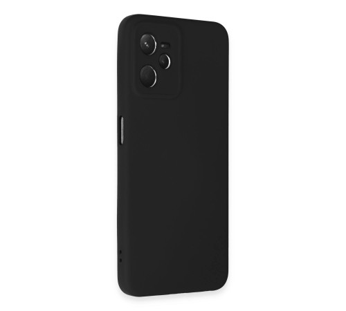 Realme C35 Kılıf Nano içi Kadife Silikon - Siyah Realme C35 Kılıf Nano içi Kadife Silikon - Siyah