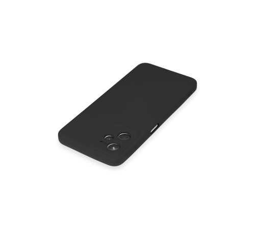 Realme C35 Kılıf Nano içi Kadife Silikon - Siyah Realme C35 Kılıf Nano içi Kadife Silikon - Siyah