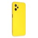 Realme C35 Kılıf Nano içi Kadife Silikon - Sarı