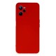 Realme C35 Kılıf Nano içi Kadife Silikon - Kırmızı