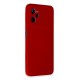 Realme C35 Kılıf Nano içi Kadife Silikon - Kırmızı