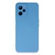 Realme C35 Kılıf Nano içi Kadife Silikon - Mavi