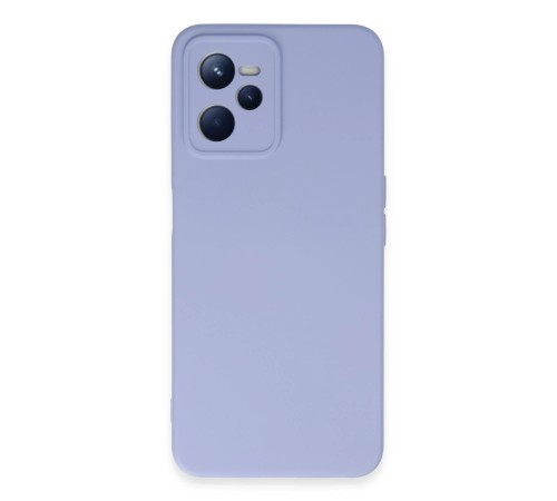 Realme C35 Kılıf Nano içi Kadife Silikon - Lila Realme C35 Kılıf Nano içi Kadife Silikon - Lila