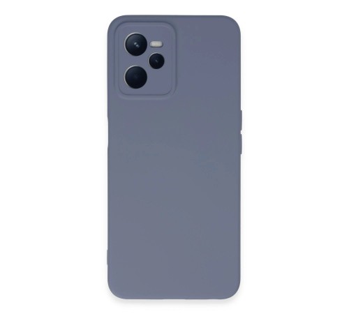 Realme C35 Kılıf Nano içi Kadife Silikon - Gri Realme C35 Kılıf Nano içi Kadife Silikon - Gri