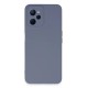 Realme C35 Kılıf Nano içi Kadife Silikon - Gri