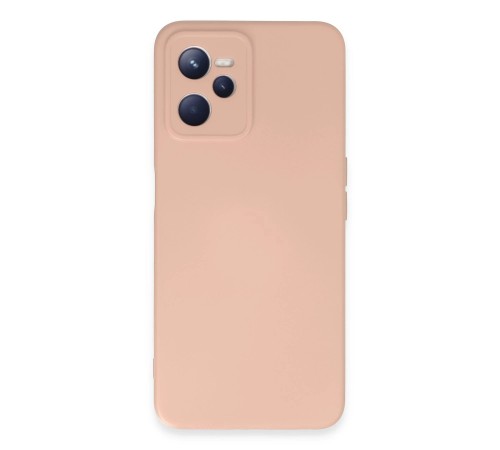 Realme C35 Kılıf Nano içi Kadife Silikon - Pudra Realme C35 Kılıf Nano içi Kadife Silikon - Pudra