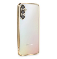 Samsung Galaxy A54 5G Kılıf Razer Lensli Silikon - Gold