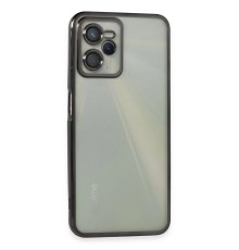Realme C35 Kılıf Lensli Silikon - Siyah