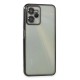 Realme C35 Kılıf Lensli Silikon - Siyah