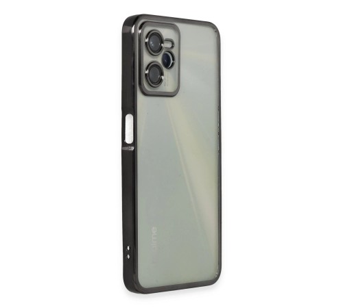 Realme C35 Kılıf Lensli Silikon - Siyah